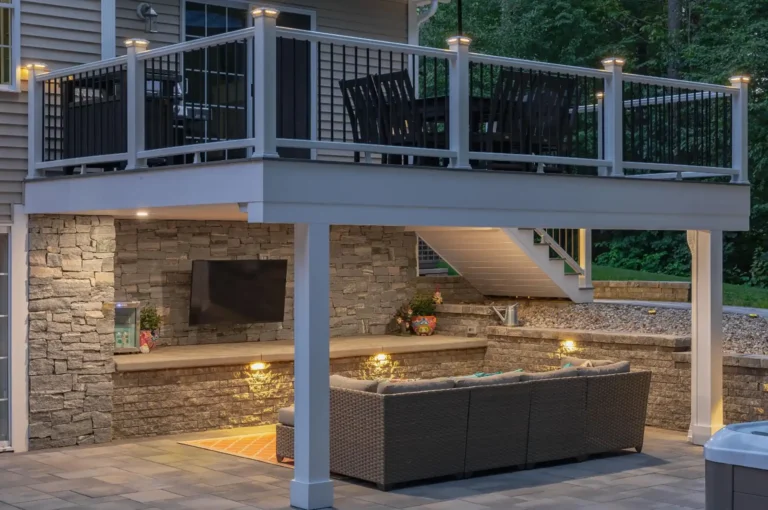 Deck Lighting Installation in Merrimack, NH | Villandry Home & Outdoor Living