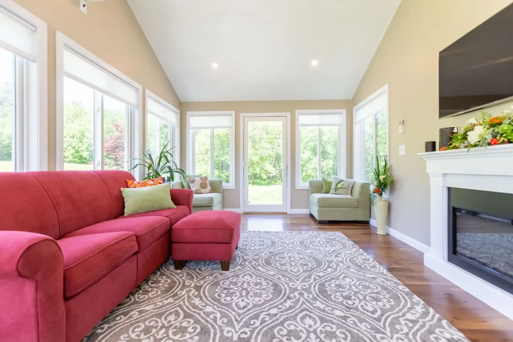 Sunroom addition project in New Hampshire