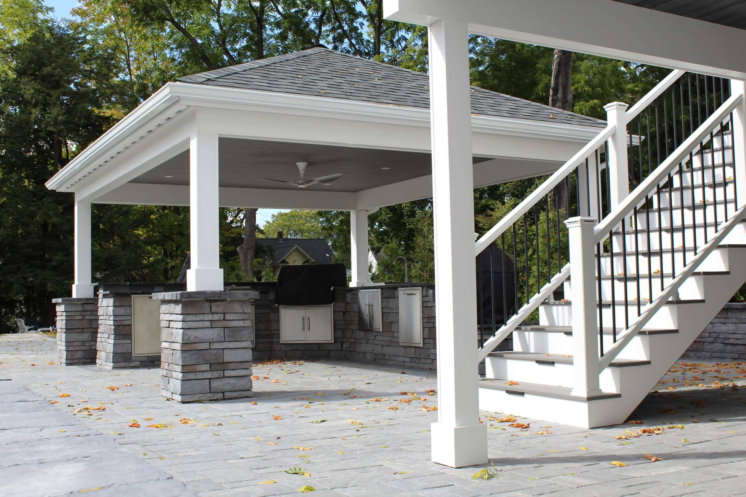 Can You Build an Outdoor Kitchen on a Deck or Patio