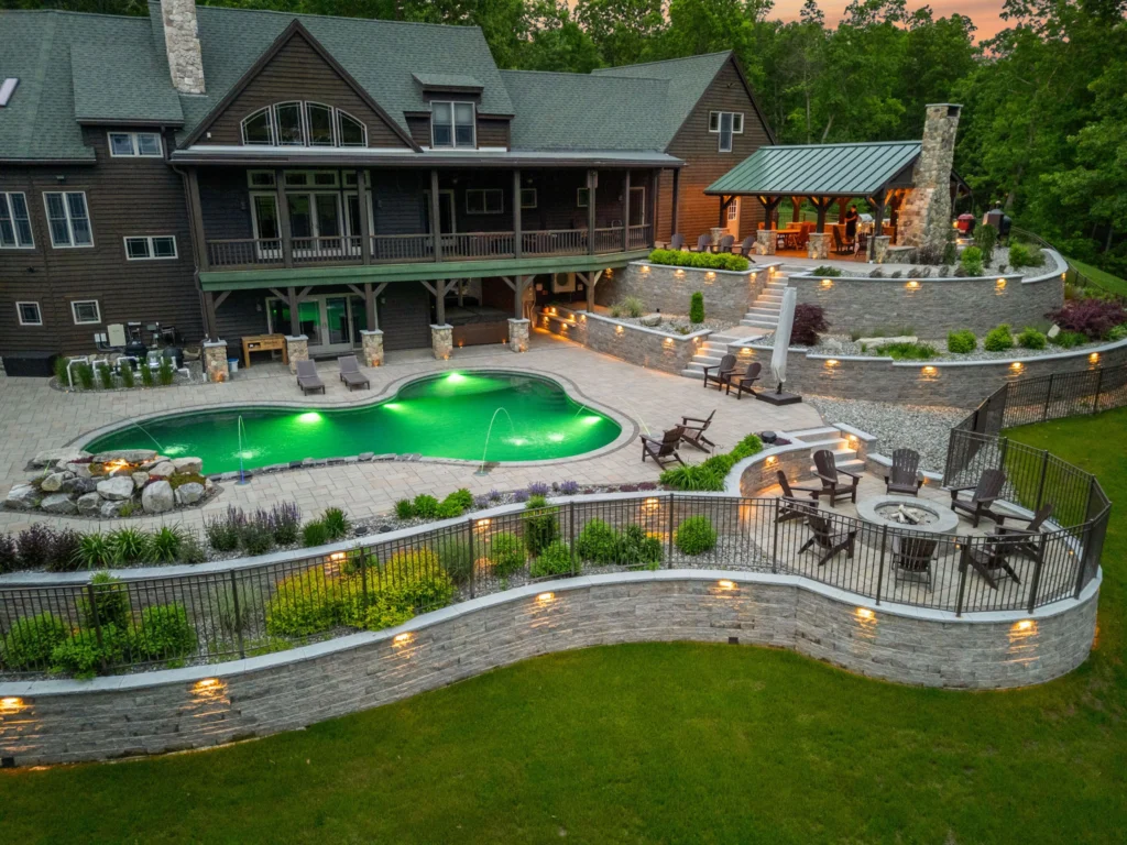 Attached Paver Patios